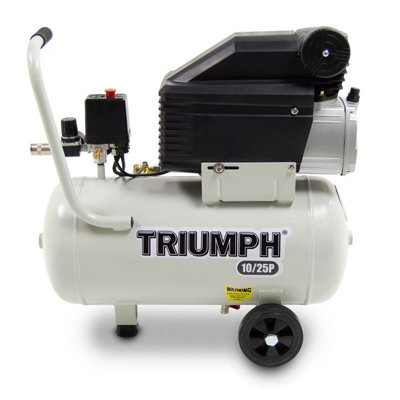 Air Compressor Triumph 10/25P Portable, Commercial, 25L, 8.5CFM, 2HP