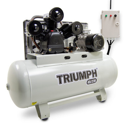 Air Compressor Triumph 45/270 Industrial, 270L, 45CFM, Three-Phase, 10HP