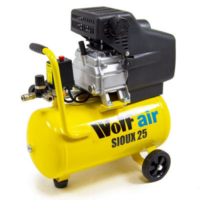 Air Compressor Wolf Sioux 25 Portable 24L, 9.6 CFM, 2.5HP