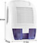 Air Dehumidifier Compact Portable Ultra Quiet 1500ml