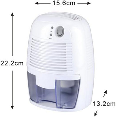 Air Dehumidifier Compact Portable Ultra Quiet 500ml