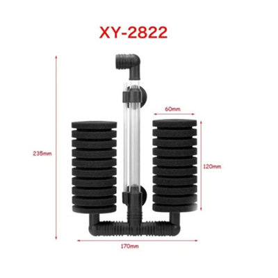 Air Driven Sponge Filter Aquarium Fish Tank Discus Bio Filter
