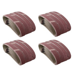 Air Finger Sander Sanding Abrasive Belts Grinder 520mm x 20mm Mixed Grit 100pk