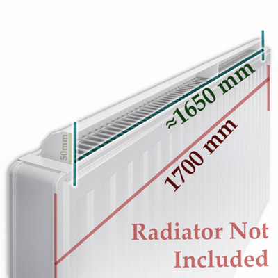 Air Flow Adapter For 1700mm rads - Heat Diverter, Booster For Single ...
