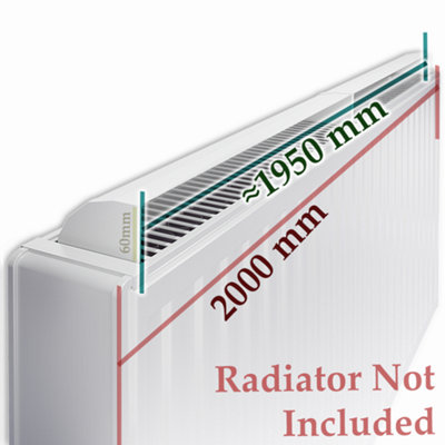 Air Flow Adapter For 2000mm rads - Heat Diverter, Booster For Double ...