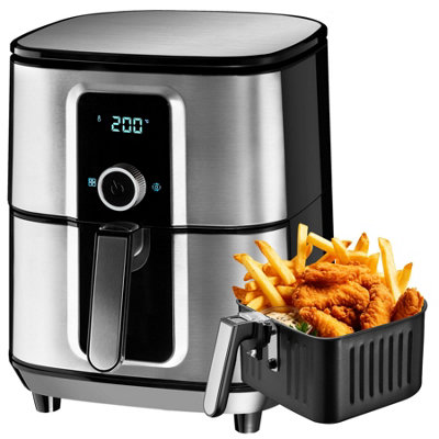 Air Fryer Ben - 10.2 l capacity, LED touchscreen, 8 programs - silver