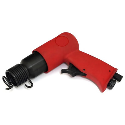Air Hammer Chisel Descaler Needle Gun With 4 Chisels Tool
