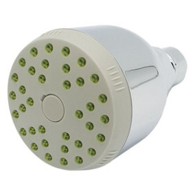 Air Inject Water Saving Head Shower 1/2" BSP Swivel Ending 9l/min Flow Reductor