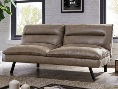 Air leather store sofa bed