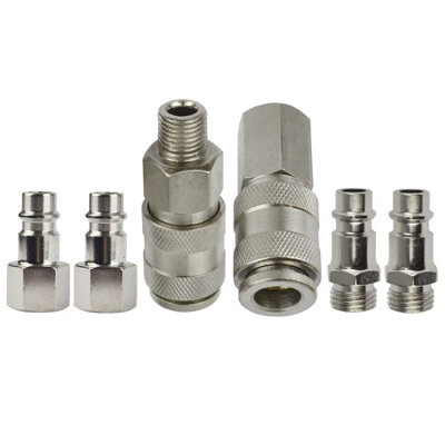 Air Line Compressor Connector EURO Fittings Quick Release Coupling Set ...