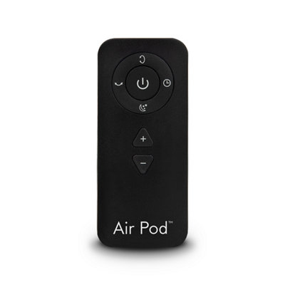Air Pod Oscillating 6 Speed Bladeless Fan - Black