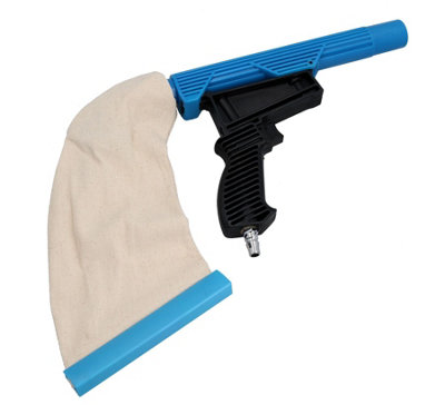 Air Powered Vacuum Suction Gun with 30mm Nozzle & Reusable Dust Bag