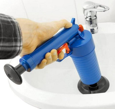 Air Pressure Drain Pump Pipe Dredge Tools Drain Blaster Opener for Toilet Bathroom Suite for Dredging Toilet Bathtub Sink 4 Sucker