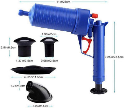 Air Pressure  Power Drain Blaster Pump - 3