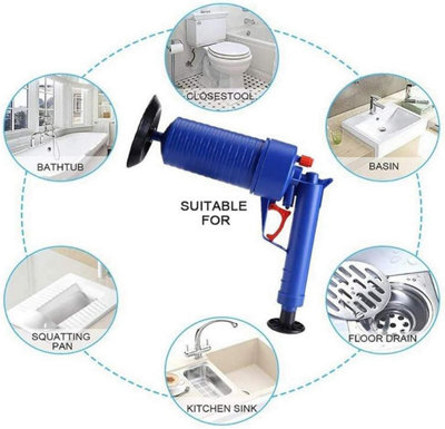 Air Pressure  Power Drain Blaster Pump - 4