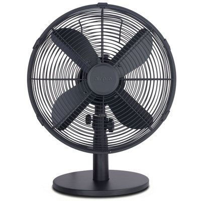 Air Pro 12'' Desk Fan Portable Oscillating Metal Table Fan for Instant ...