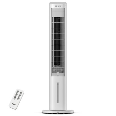 Air Pro Air Cooler 3-in-1 Tower Fan 40'', 4L Capacity, Remote Control ...