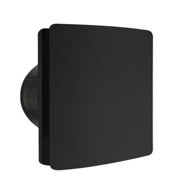 Air-Stream Pro Black Extractor Fan - IPX4 Timer Wall & Ceiling Mount
