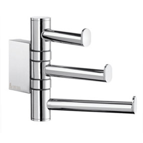 AIR - Swing Arm Triple Hook in Polished Chrome