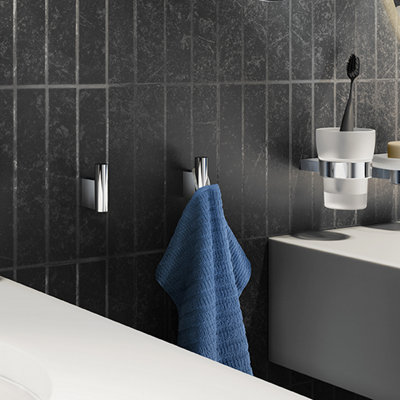 AIR - Towel Hook in Polished Chrome