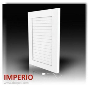 Air Vent Grille Cover White Ventilation Plastic Cover with Shutters 90x240mm