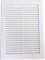 Air Vent Grille White Plastic Wall Ducting Ventilation Cover 4" 6" 8" 10" 12" 14 (150x200mm)