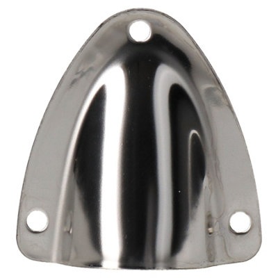Air Vent Scoop Drain Cover Shell Shaped Polished Marine Stainless Steel 57mm
