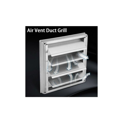 Air vents, square stainless steel exterior ventilation grille with ...