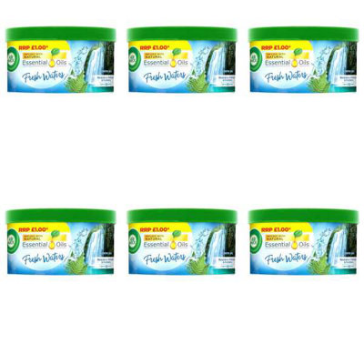 Air Wick Scented Gel Room Freshener Odour Fresh Water 70ml - Pack of 6