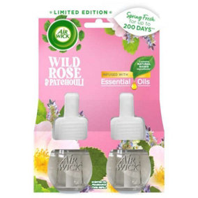 Air Wick Wild Rose and Patchouli Twin Refill 19ml