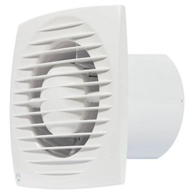 Airflow 9041347 Aura 100B Axial Extractor Fan 100mm White (Standard Model)