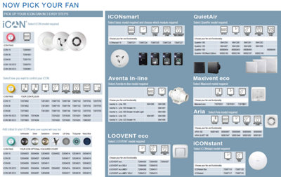 E-100 GTH - Afzuigventilator voor de badkamer - Glazen front - Met timer en