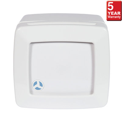 Airflow LOOVENT dMEV 100mm Bathroom Extractor Fan 9-31L/s Continuous ...