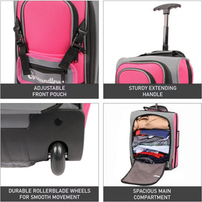 Rolling underseat backpack deals