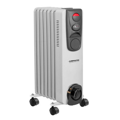 Airmaster 1500W Oil Filled Radiator with Timer and Thermostat