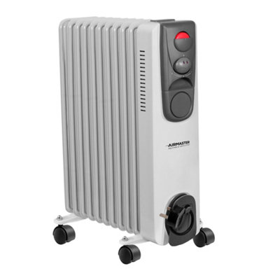Airmaster 2500W Oil Filled Radiator with Thermostat