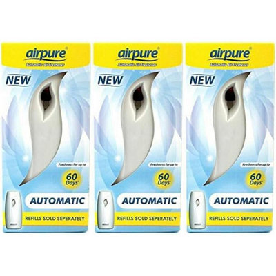 AIRPURE AIR FRESHENER AUTOMATIC MACHINE (Pack of 3) DIY at B&Q