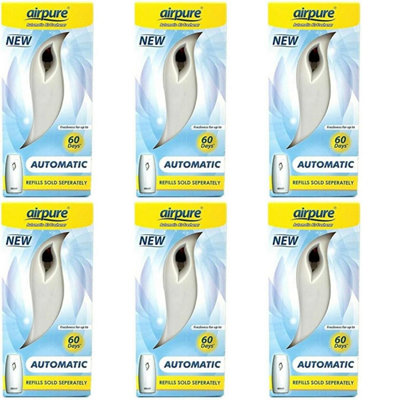 AIRPURE AIR FRESHENER AUTOMATIC MACHINE (Pack of 6) DIY at B&Q
