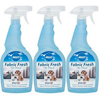 Airpure Pet Proud Fabric Freshener Spray, 750Ml (Pack of 3)