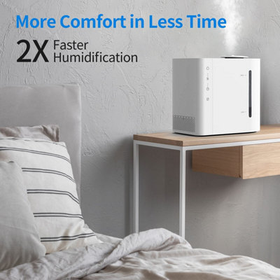 AIRROBO Humidifier Portable Air Conditioner for Home, Quiet Long Lasting, Top Fill Humidifier