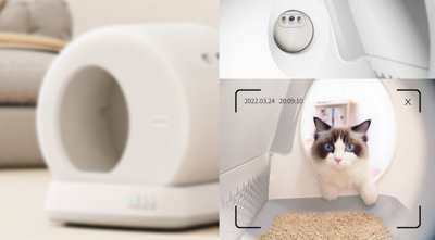 Cat litter tray outlet cleaner