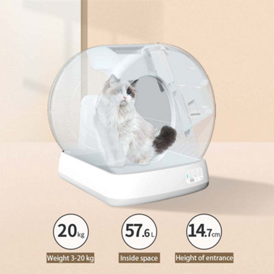 AirRobo Self-Cleaning Cat Litter Tray - 6