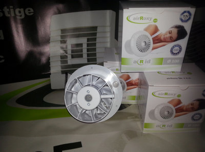 AirRoxy 100mm Ceiling Extractor Fan Timer Quality 4 Inch Bathroom Fan Arid - 5