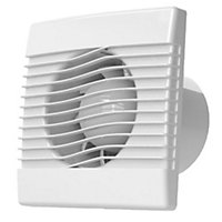 AirRoxy 150mm Duct Size Extractor Fan Timer Prim 6 Inch Wall Kitchen Bathroom Ventilation Fan