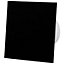 AirRoxy Black Glass Front Panel 100mm Timer Extractor Fan for Wall Ceiling Ventilation