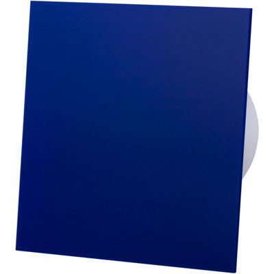 AirRoxy Blue Acrylic Glass Front Panel 100mm Humidity Sensor Extractor Fan for Wall Ceiling Ventilation Price Comparisons | Compare The Build