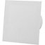 AirRoxy Matte White Acrylic Glass Front Panel 100mm Timer Extractor Fan for Wall Ceiling Ventilation
