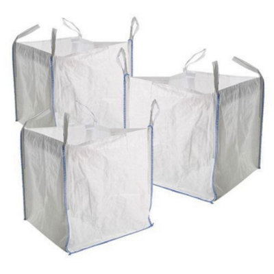 AirTech- UK 10 x New FIBC Bulk Bags Builders Garden Waste 1 Tonne TON Jumbo Bags Storage Sack Heavy Duty