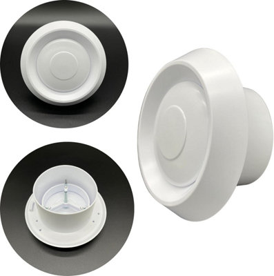 AirTech-UK 4" Inline Bathroom Extractor Fan with Timer - Complete Ventilation Kit for Bathroom and Shower - 7