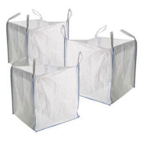 AirTech- UK 50 x New FIBC Bulk Bags Builders Garden Waste 1 Tonne TON Jumbo Bags Storage Sack Heavy Duty